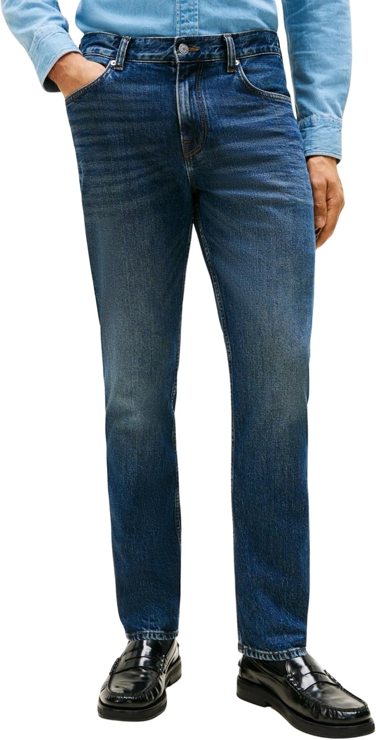 Herenbroek Straight Fit Kells Blue - 61% Korting