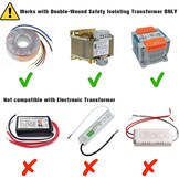 60% Korting: RGB LED Zwembadlamp 6W IP68 - 12V AC, 1,5" Schroefdraad