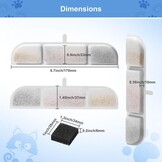 Reservefilters & Sponzen voor Kattenfontein (12 stuks) - 56% Korting!
