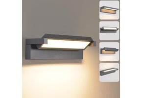 Buitenlamp 36W LED Donkergrijs, 3000K Warm Wit | 40% Korting