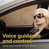 Handsfree Bluetooth Car Kit Luidsprekertelefoon met ruisonderdrukking 5.0 ontvanger en Siri Assistant voor iPhone en iPad - 20 uur praten