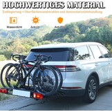 Framehouder voor fietsendrager, 3 stuks, 25 cm + 32 cm + 45 cm lengte, universele fietsframehouder, afsluitbaar, framehouder voor U-beugelbuis: Ø 2,5-3 cm, framediameter van de fiets: Ø 3-6 cm