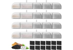 Kattenfontein Filters (12 Stuks) - Viervoudige Filtratie - 38% Korting!