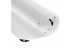 Doorzichtig Zeildoek met Zeilringen 5x5m PVC - 41% Korting!