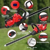 Accu Heggenschaar 21V - 50cm Mes - 34% Korting