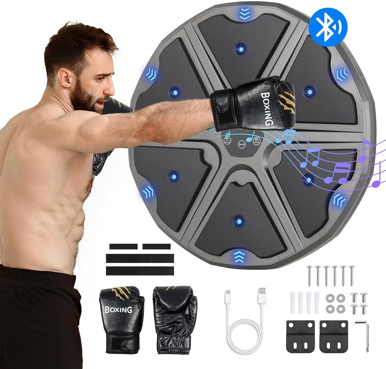 Muziek Boks Machine met Handschoenen - 34% Korting