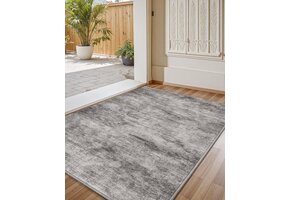 Grijze Deurmat Polyester 80x120cm | Vuilafstotend & Antislip | -35%