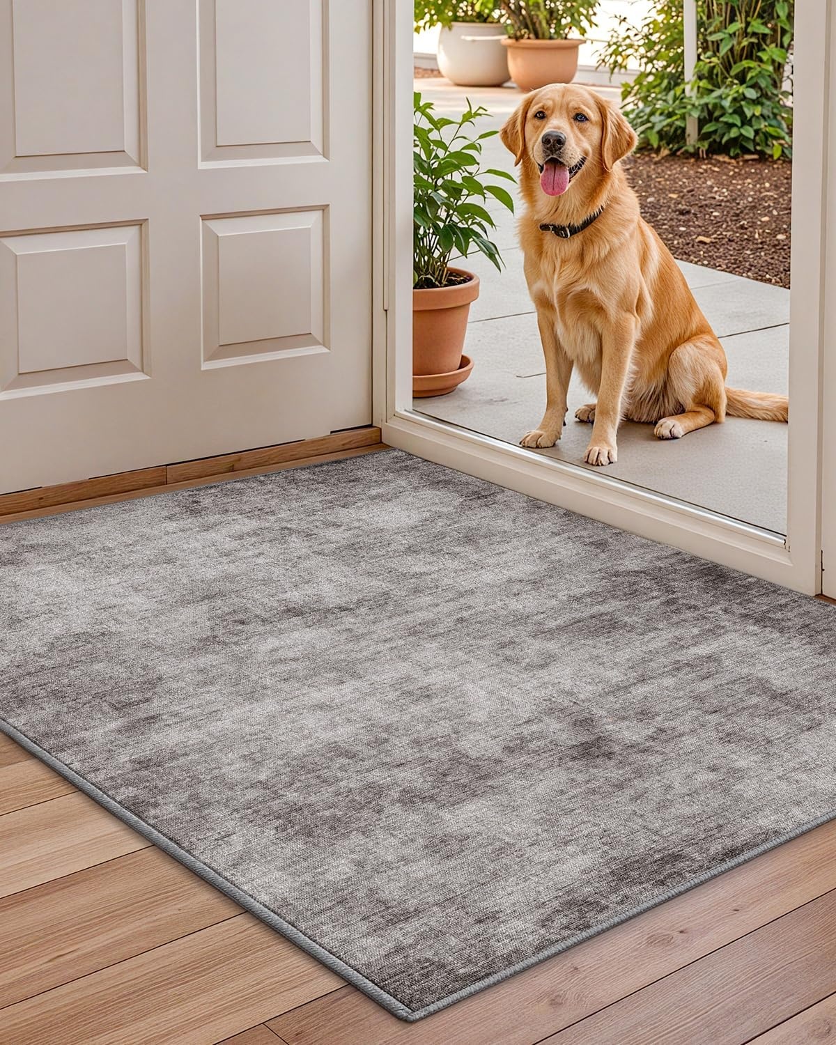 Stijlvolle Deurmat 80x120 cm - Vuilafstotend Polyester - 28% Korting!