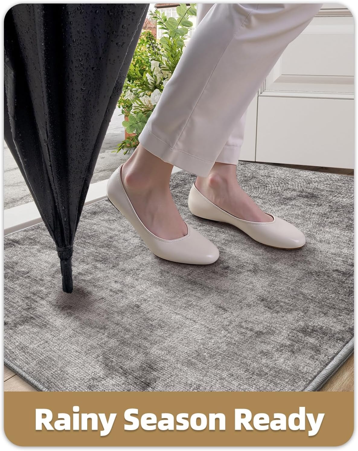 Stijlvolle Deurmat 80x120 cm - Vuilafstotend Polyester - 28% Korting!
