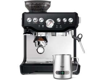 Espressomachine met Molen & Melkopschuimer - Zwarte Truffel - 35% Korting