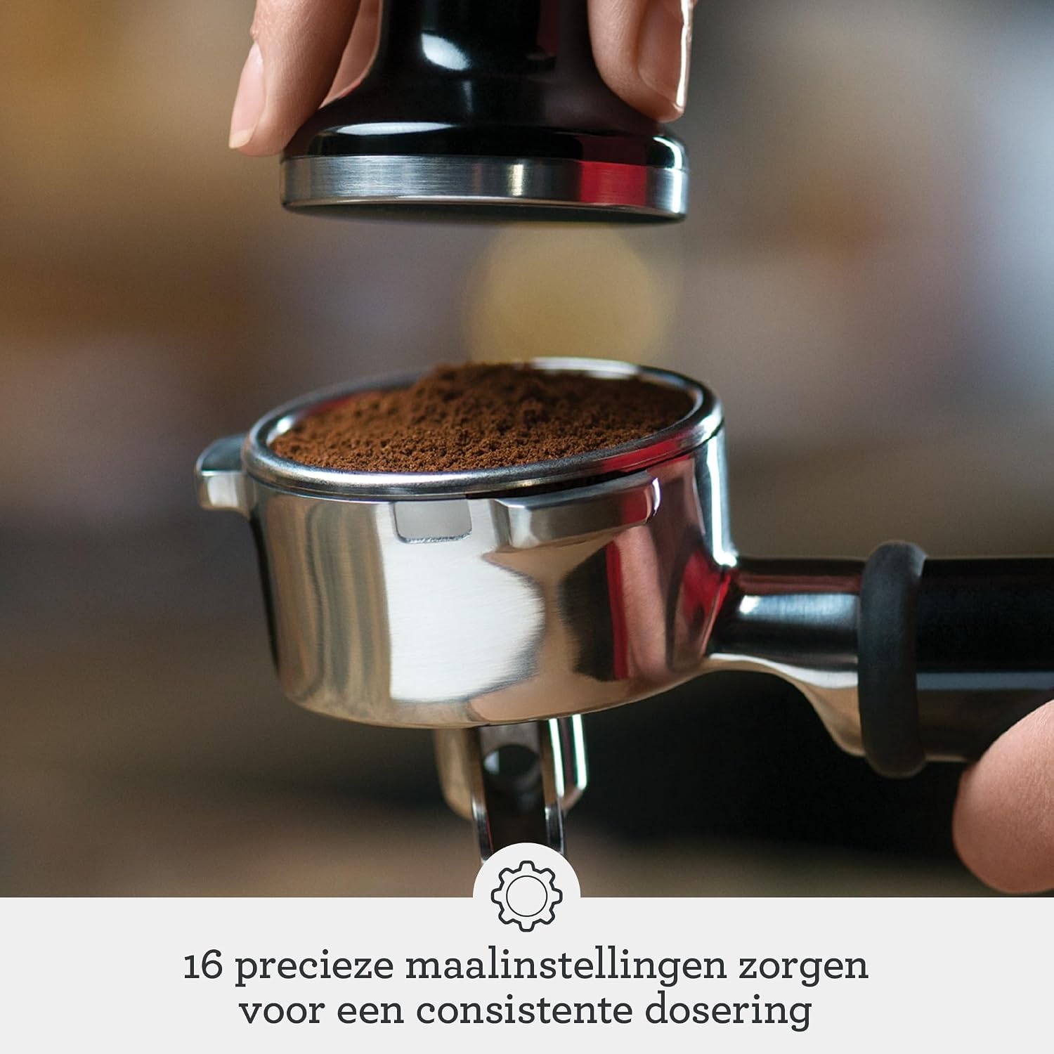 Espressomachine met Molen & Melkopschuimer - Zwarte Truffel - 35% Korting