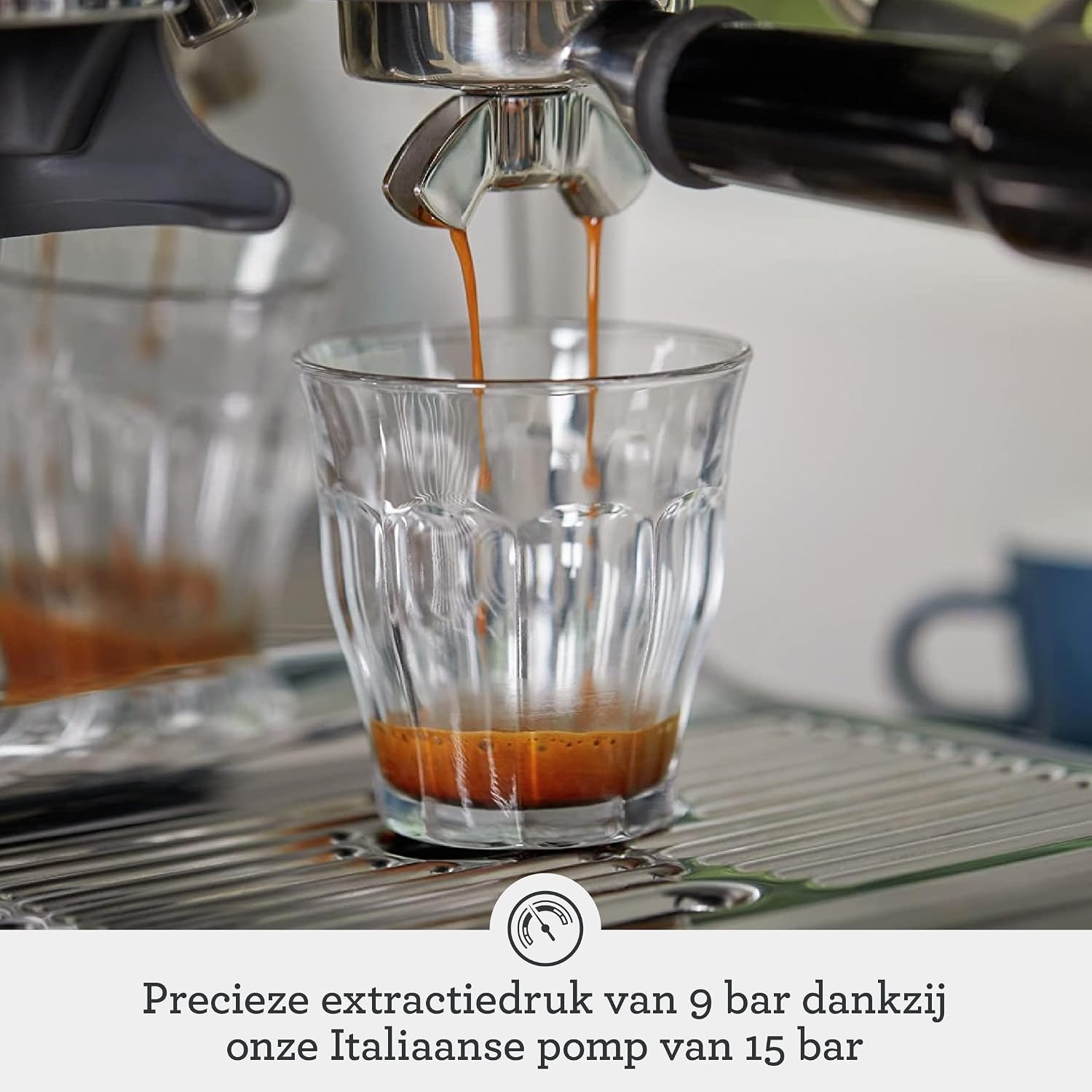 Espressomachine met Molen & Melkopschuimer - Zwarte Truffel - 35% Korting