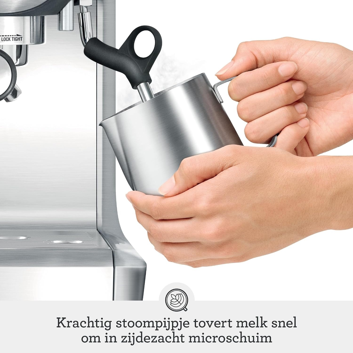 Espressomachine met Molen & Melkopschuimer - Zwarte Truffel - 35% Korting