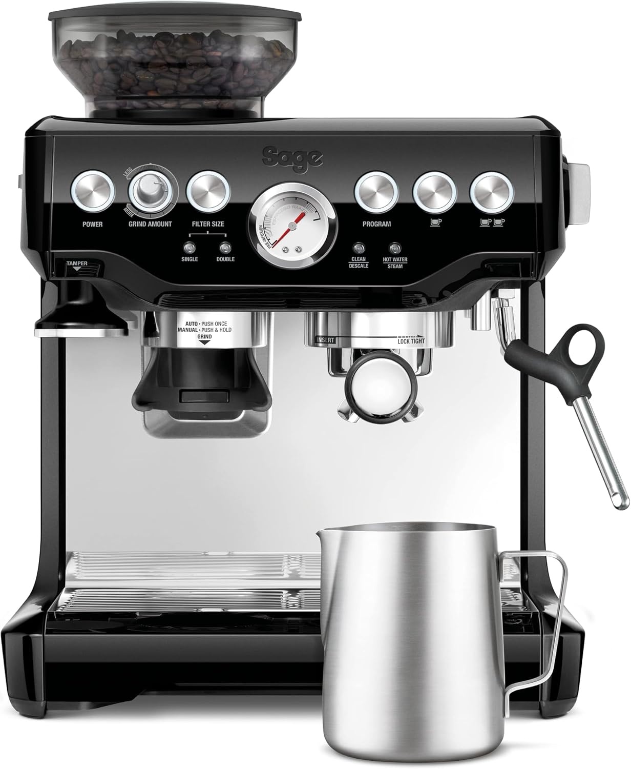 Espressomachine met Molen & Melkopschuimer - Zwarte Truffel - 35% Korting