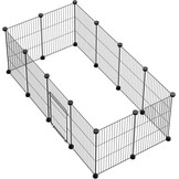Speelhok Ren Zwart Metaal - Konijn, Cavia, Puppy - 33% Korting