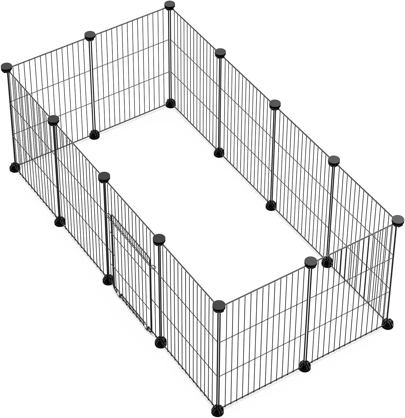 Speelhok Ren Zwart Metaal - Konijn, Cavia, Puppy - 33% Korting