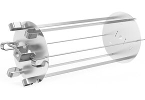 Universele Roterende BBQ Spies Set - RVS - 34% Korting
