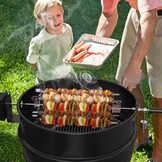 Universele Roterende BBQ Spies Set - RVS - 34% Korting