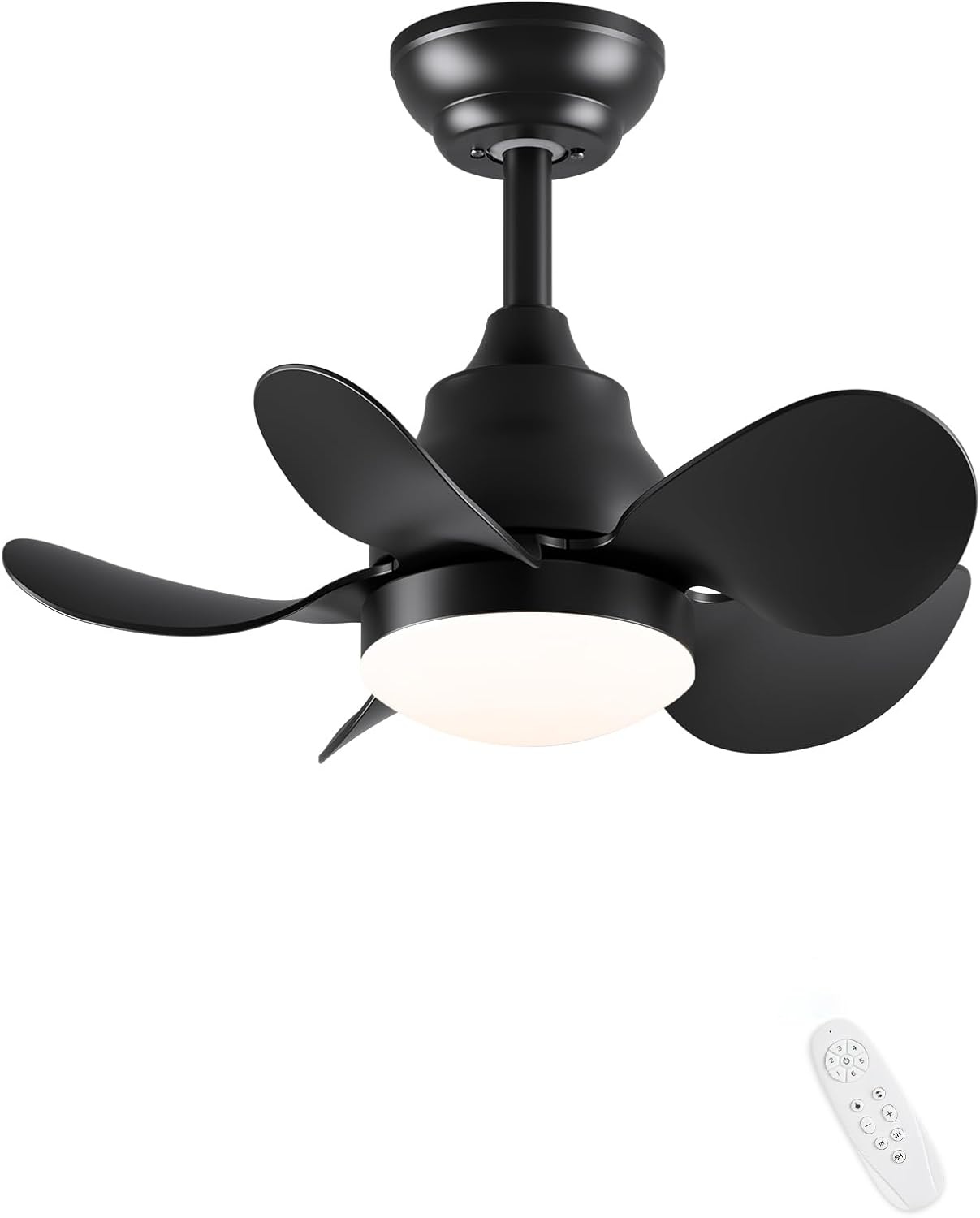Stil Zwarte Plafondventilator met Licht - 29% Korting