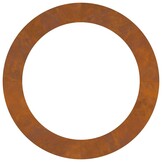 vidaXL Platte Boomringen Cortenstaal Ø90/120 cm - 5 stuks met 34% Korting