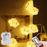 Lichtsnoer Sterren 20 LED Warm Wit 3m Batterij 8 Modi Timer 55% Korting