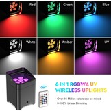 Draadloze LED Par Podiumlicht 108W RGBWA+UV met APP Controle (41% Korting)