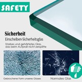Hoekdouchecabine 76x76 cm met Dubbele Schuifdeur - Echt Glas | 35% Korting