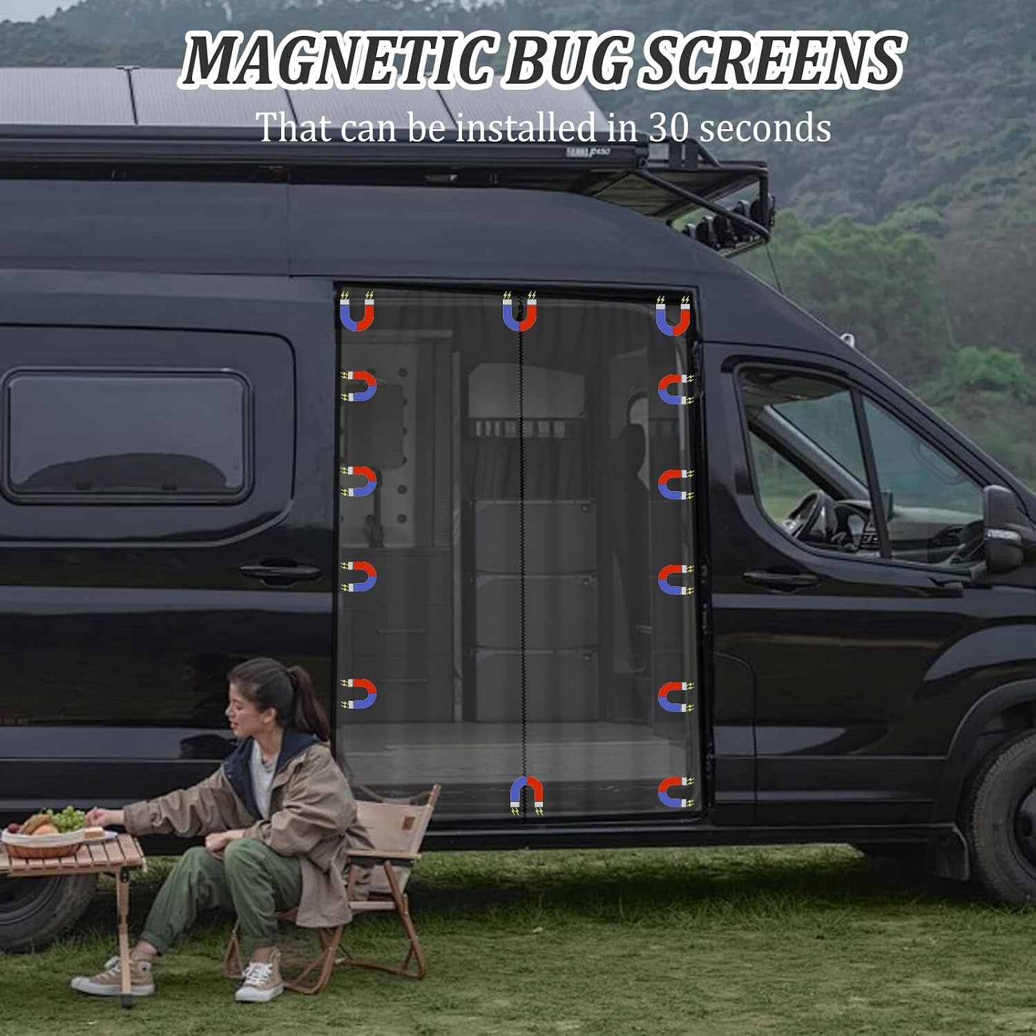 Magnetisch Insectenhor voor Sprinter/Ducato Bus - 28% Korting