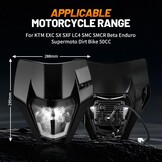 Motorfiets LED Koplamp Universeel - 34% Korting