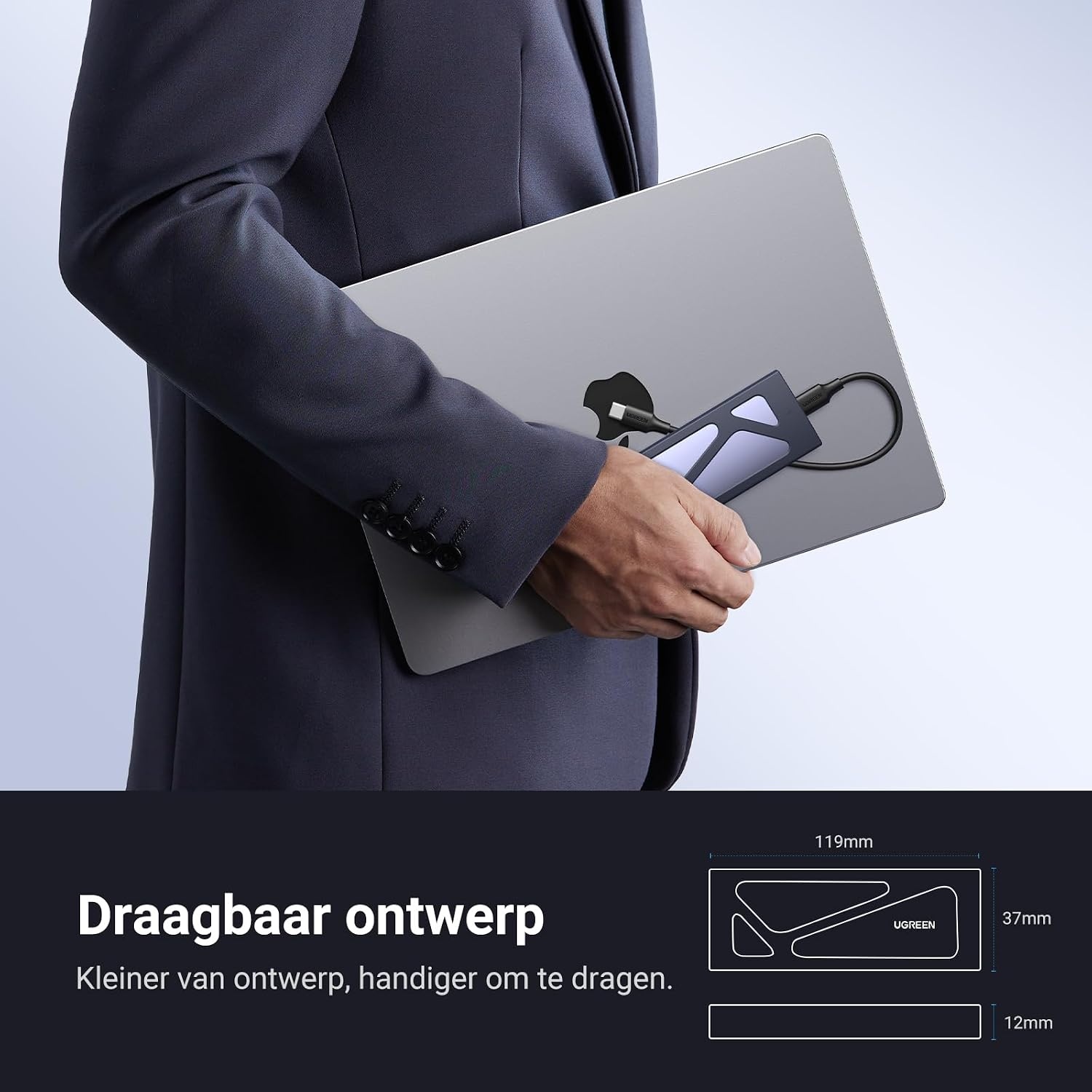 M.2 NVMe SSD Behuizing USB-C 10Gbps met 32% Korting