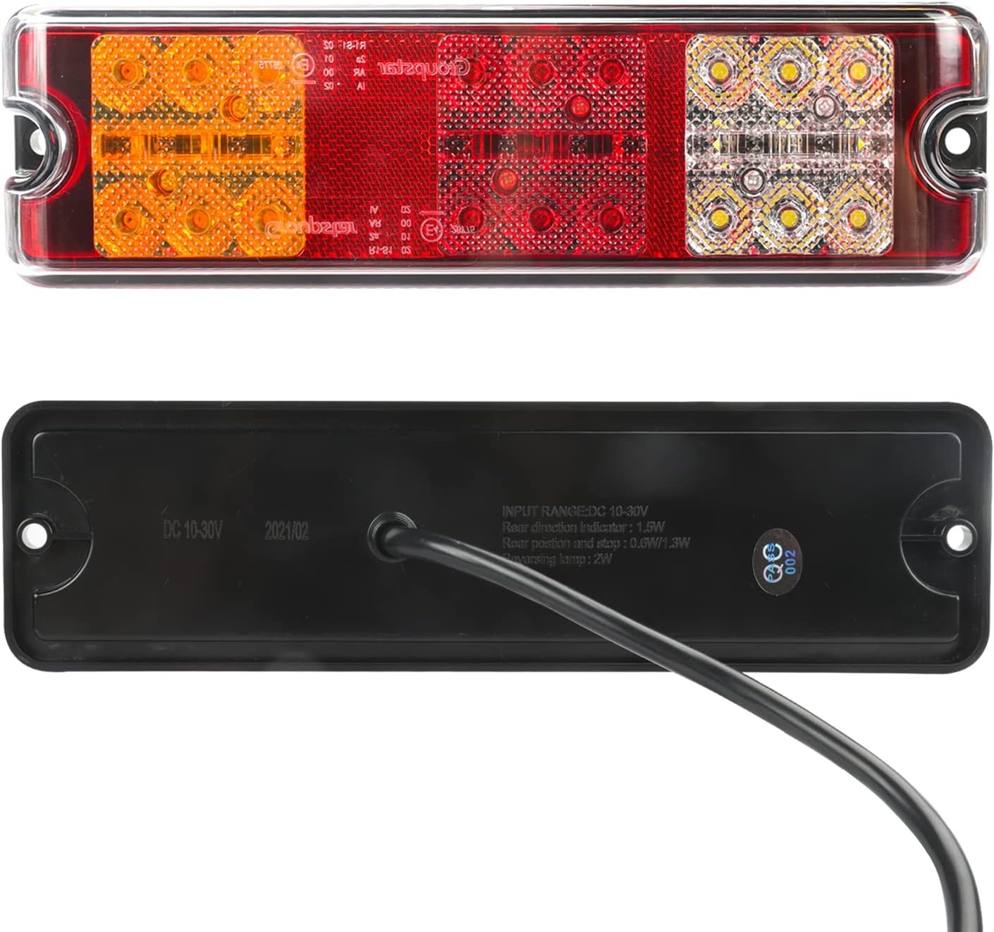 LED Achterlicht Set (2 stuks) 12V/24V - Universeel