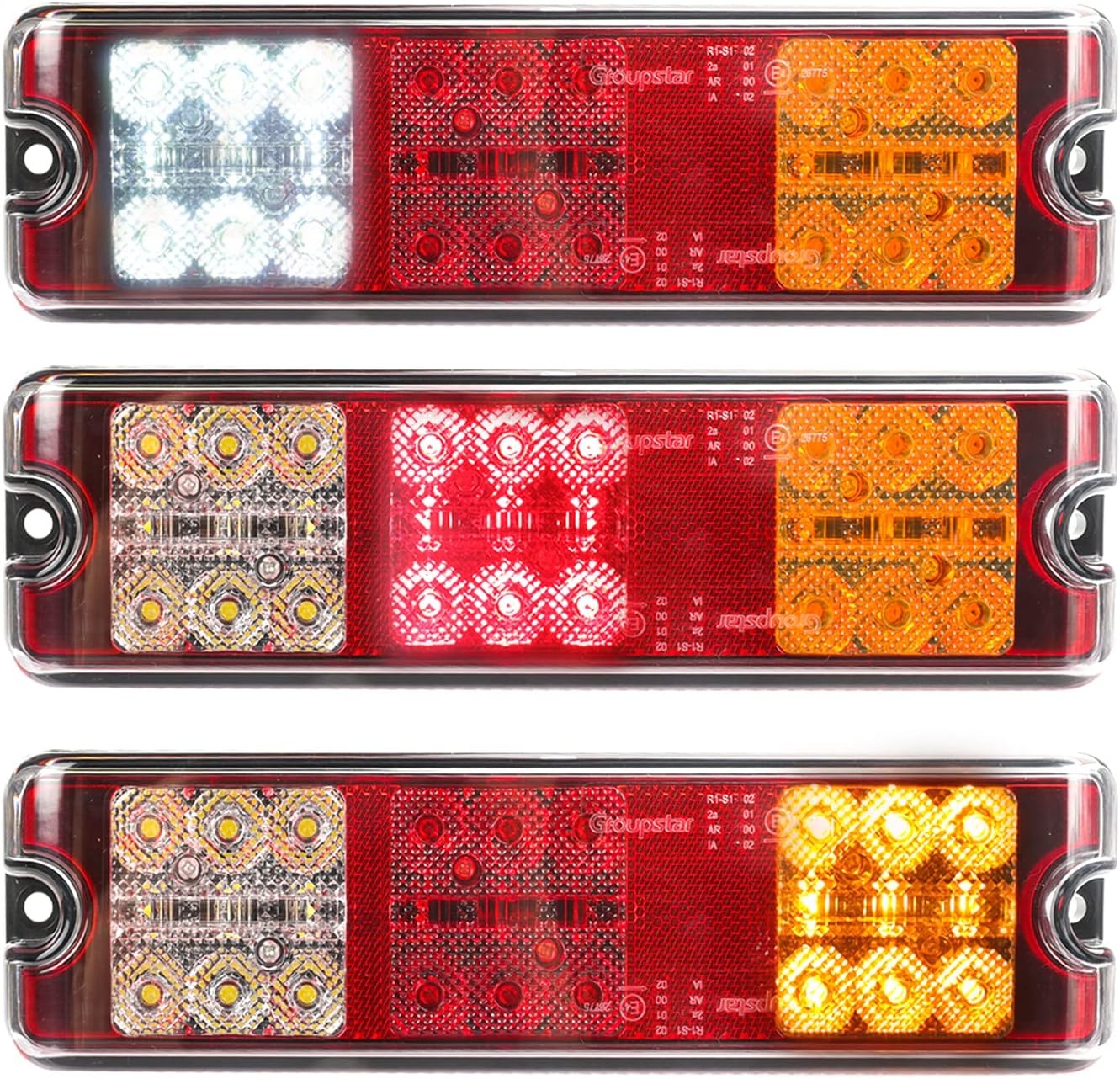 LED Achterlicht Set (2 stuks) 12V/24V - Universeel