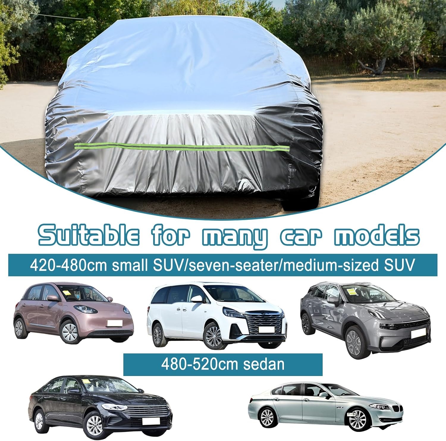 Universele Half Autohoes Waterdicht 210D - 28% Korting