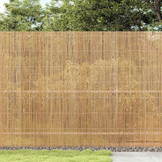 VidaXL Bamboehek Bruin 400x150cm - 34% Korting!