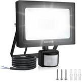 LED Breedstraler Buiten 35W | 3000 Lumen | IP66 | Met Bewegingsmelder | Zwart | 28% Korting