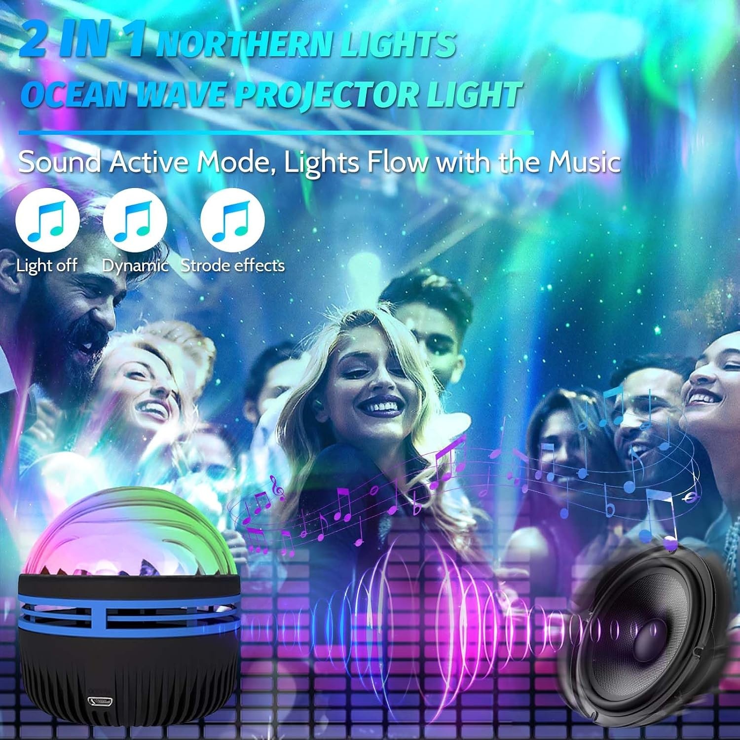 Galaxy Sterrenhemel Projector met Afstandsbediening - 35% Korting
