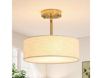 Gouden Plafondlamp met 3 Lampen - 35% Korting
