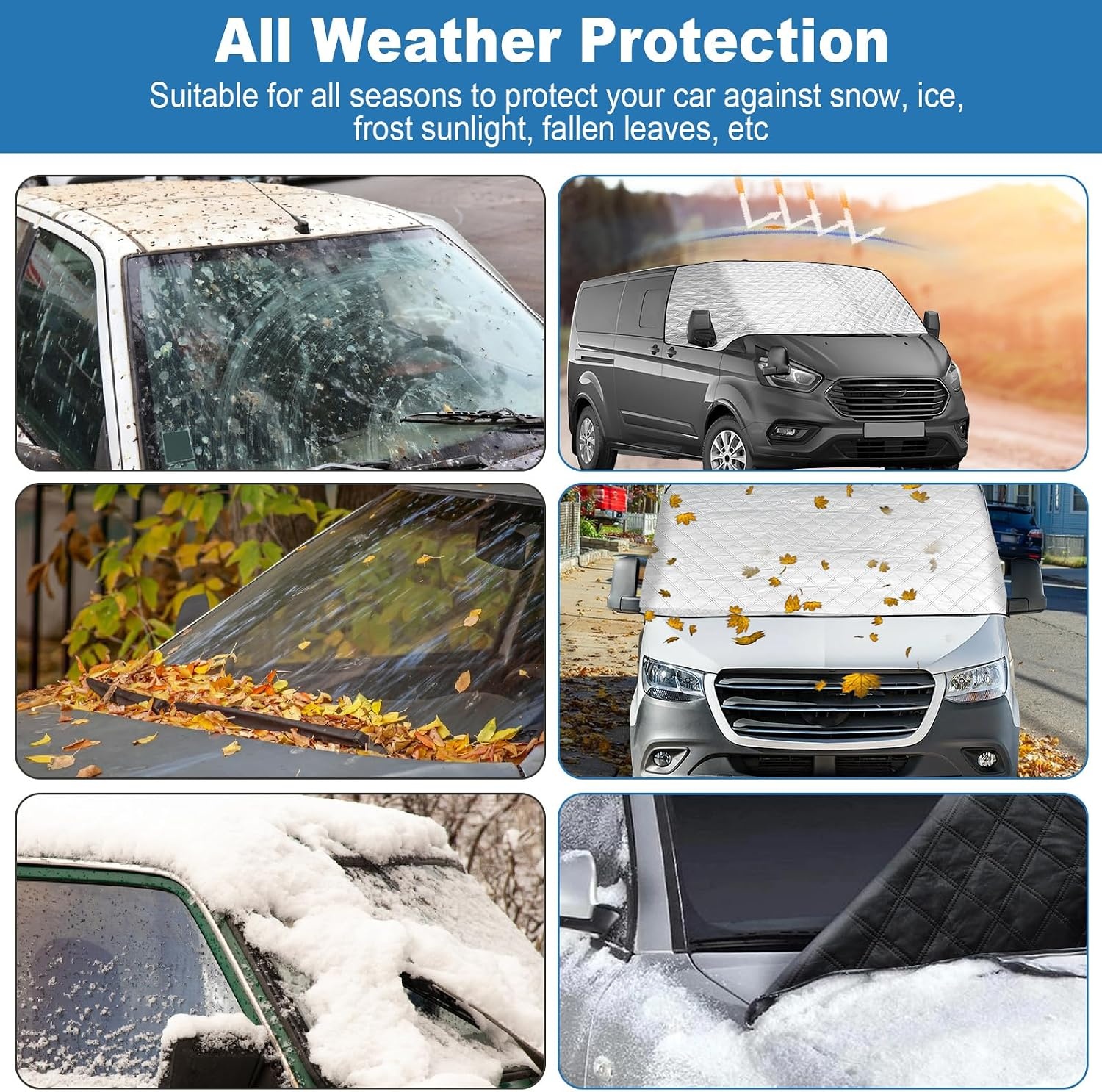 Windschermhoes VW T4 (1995-2004) - Thermisch, Waterdicht - 33% Korting