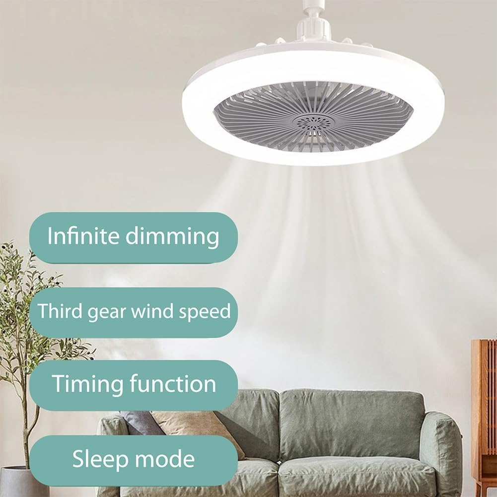 LED Plafondventilator met Licht en Afstandsbediening - 3 Snelheden