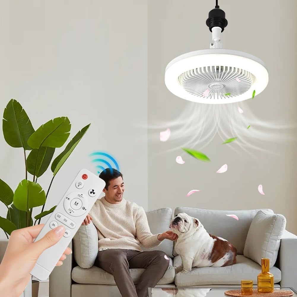 LED Plafondventilator met Licht en Afstandsbediening - 3 Snelheden