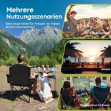 Opvouwbare Campingstoel Set van 2 - Zwart (29% Korting!)
