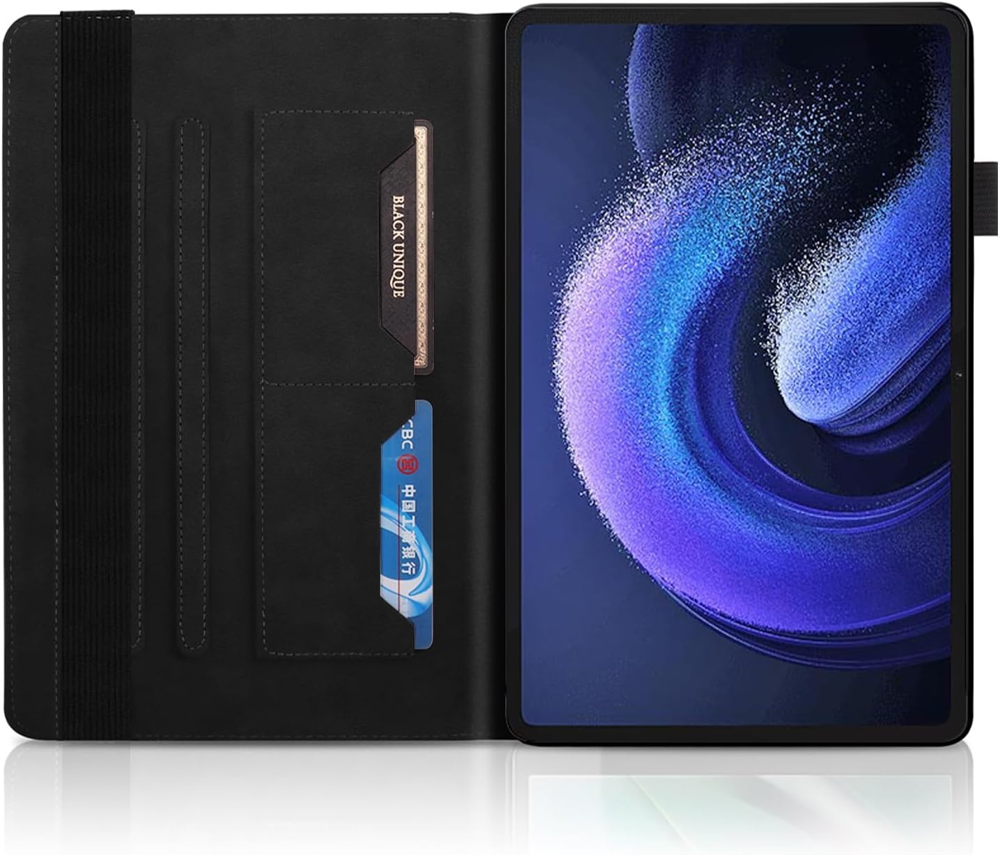 Beschermhoes Tablet Xiaomi Pad 6/Pro 11" - Zwart, PU-leer met Standaard (44% Korting)