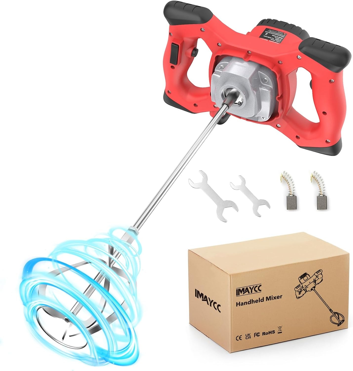 Krachtige 2100W Mortelmixer - Ergonomisch & 6 Versnellingen - 34% Korting