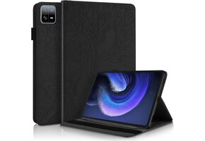 Zwarte PU-lederen beschermhoes met standaard voor Xiaomi Pad 6/6 Pro 11" (33% korting)