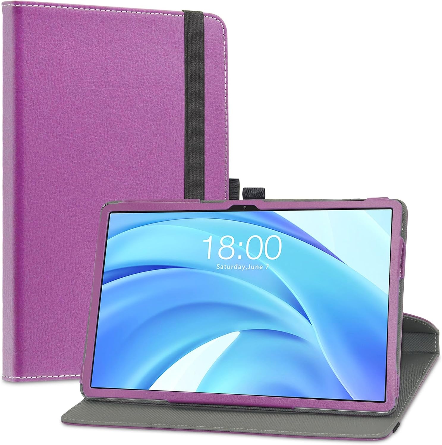 Paarse Tablethoes 360° Draaibaar voor Teclast T50HD/Max/Plus & Odea S11 11 inch - 53% Korting