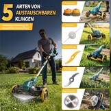 5-in-1 Grastrimmer & Bosmaaier | Makita Compatibel | 34% Korting