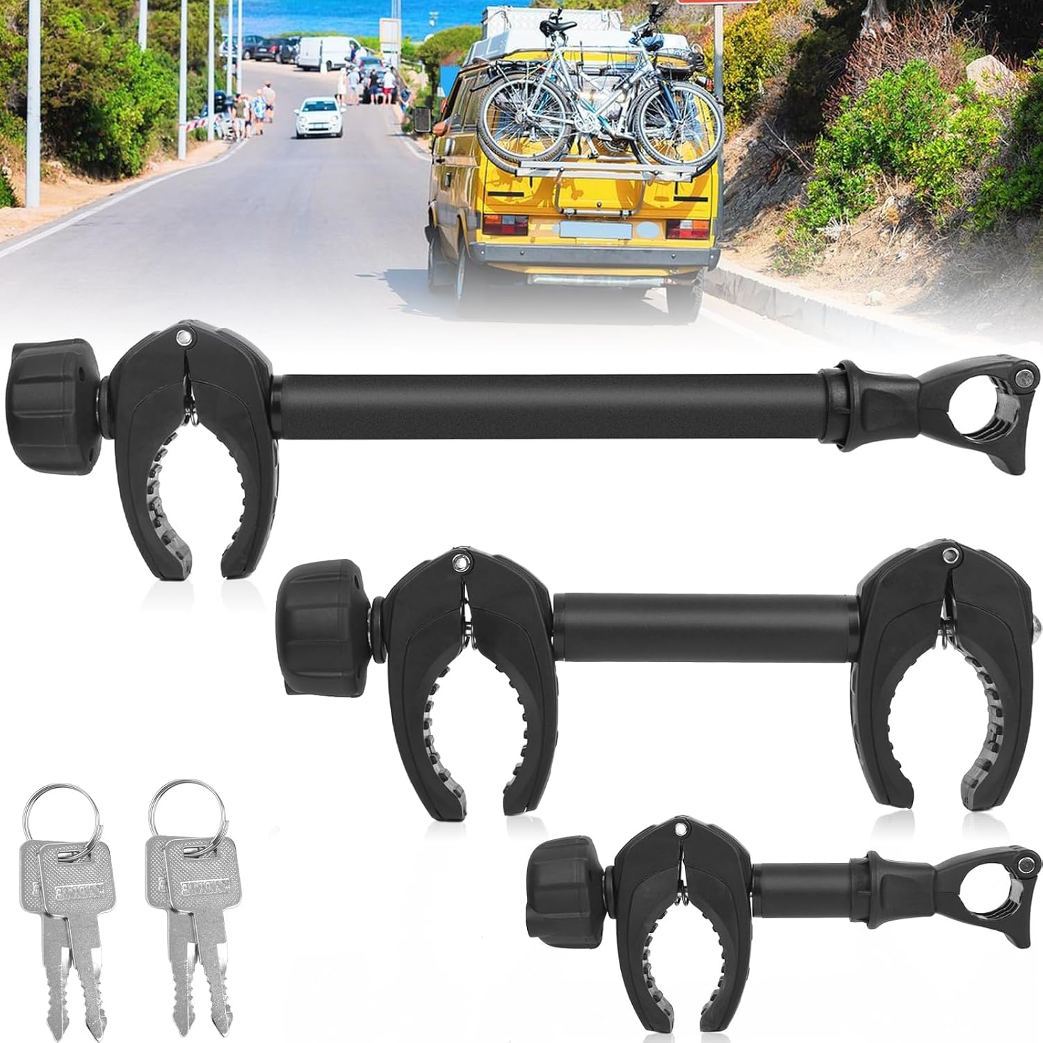Universele Fietsendrager Framehouder Set (3-pack) - 34% Korting