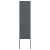 vidaXL Tuindecoratie Paneel Antraciet - 32x140cm, Staal (34% Korting)