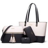 Dames Shopper Schoudertas Set met Portemonnee & Kaarthouder