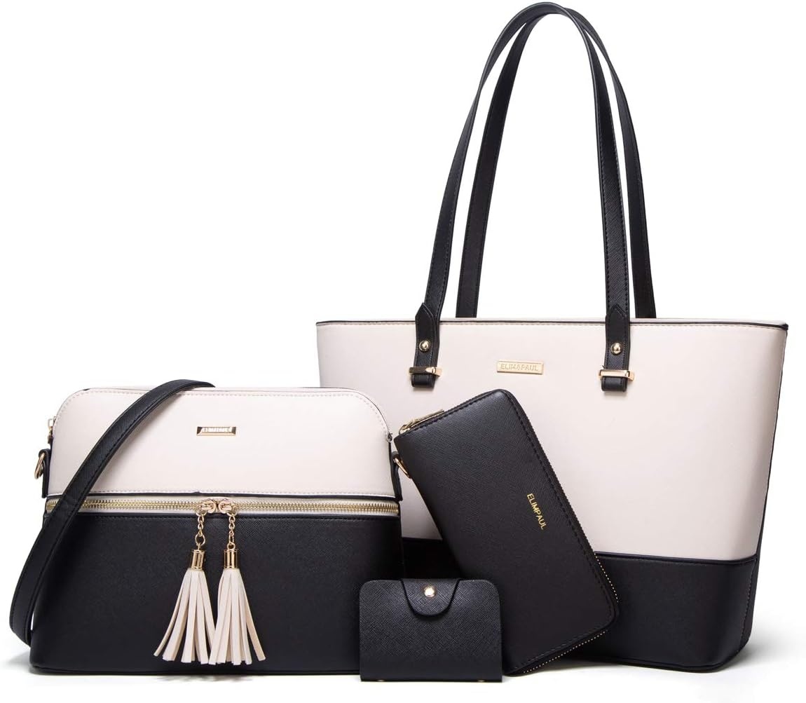 Dames Shopper Schoudertas Set met Portemonnee & Kaarthouder